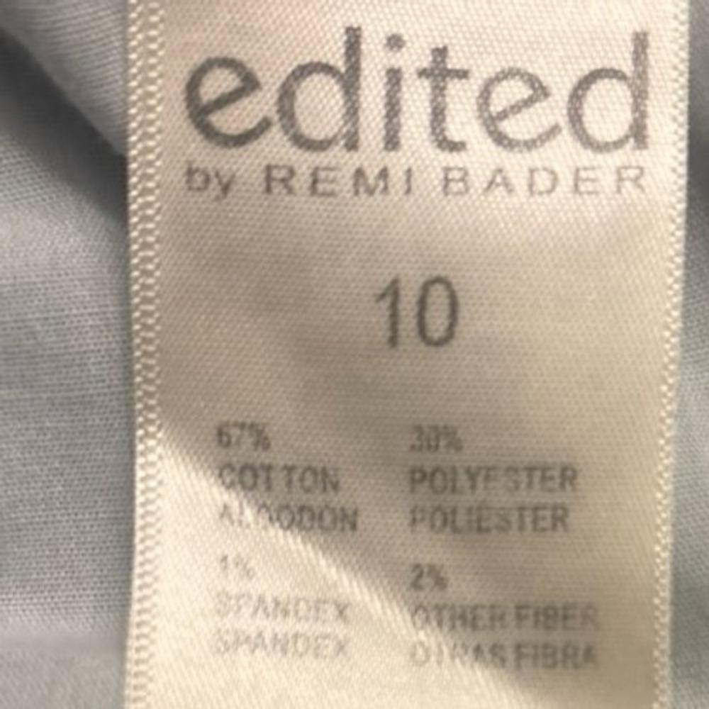 Edited By REMI‎ BADER Women's Blue Jeans Loose Straight Fit Size 10 - Picture 9 of 9